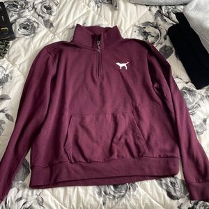 VS PINK Half Zip Sweatshirt